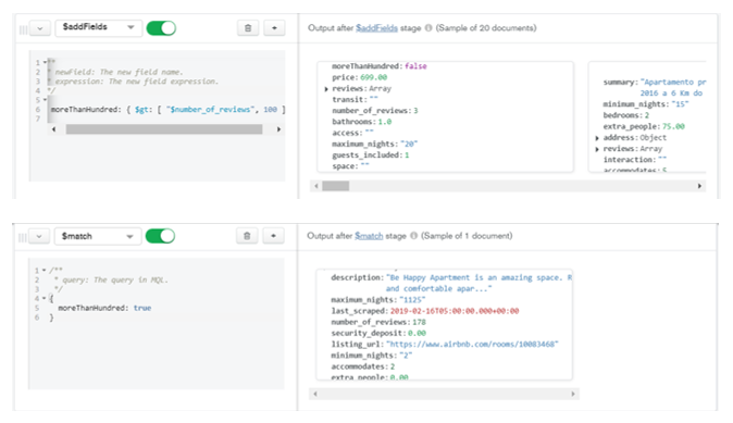 Aggregation database ใน MongoDB Atlas