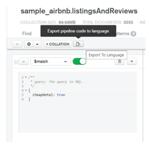 Aggregation database ใน MongoDB Atlas