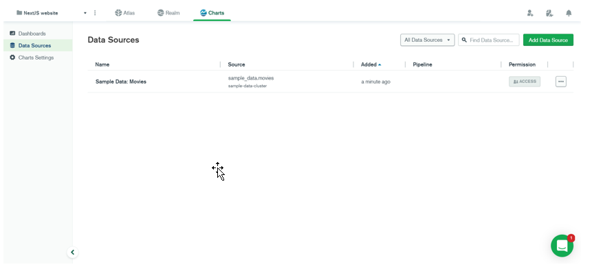 MongoDB chart และวิธีรวมเข้ากับเว็บ