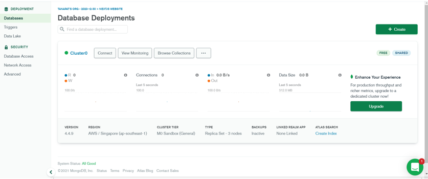 MongoDB chart และวิธีรวมเข้ากับเว็บ