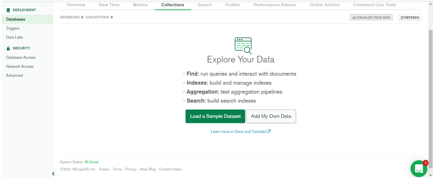 MongoDB chart และวิธีรวมเข้ากับเว็บ